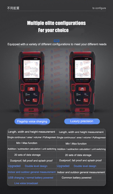 Digital Laser Distance Meter 60m 80m 100m