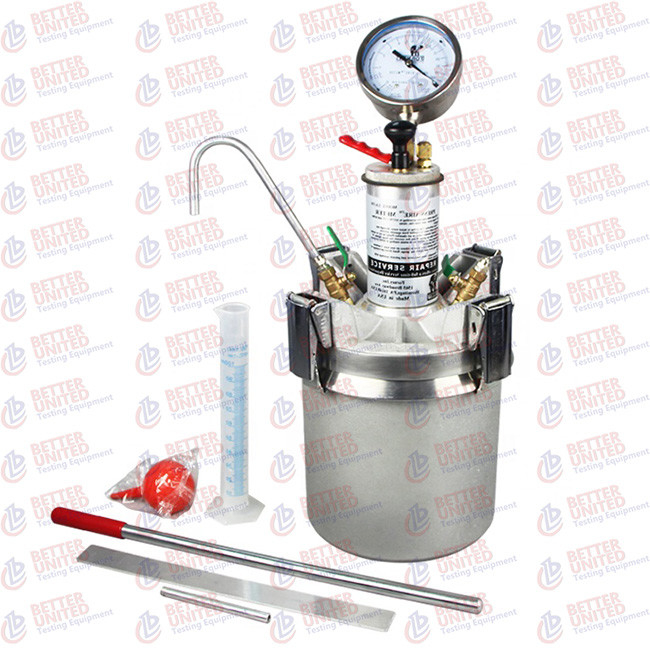 Air Entrainment Meter Pressure Gauge Type Concrete Testing Equipment